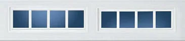 TOHO garage door window insert L05 - Straight Stockbridge