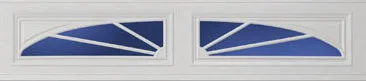 TOHO garage door window insert L07 - 2-Piece Wagon Wheel