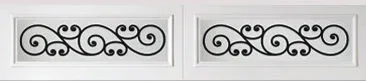 TOHO garage door window insert L08 - Long Trellis