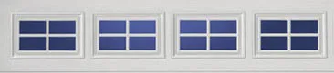 TOHO garage door window insert S01 - Stockton